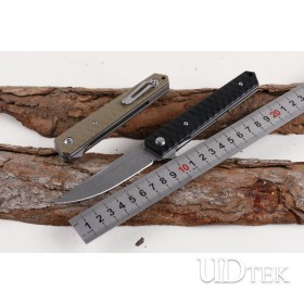 Gentleman fast opening folding knife with 2 colors UD405181